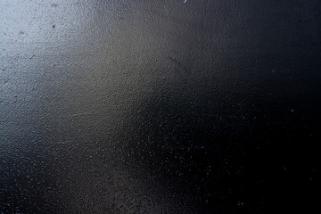 Black texture with metal sheet
