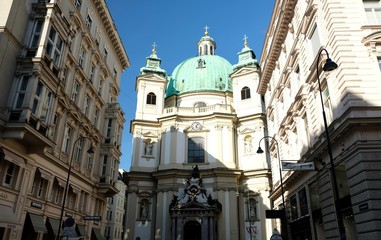 Fototapeta na wymiar Vienna Austria street