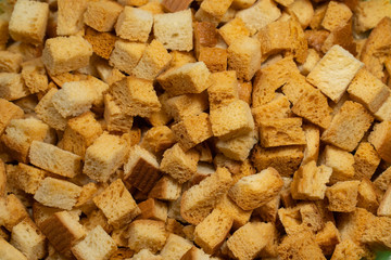 background texture of bread crackers