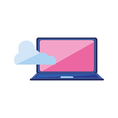 laptop computer with cloud computing