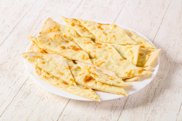 Focaccia with cheese