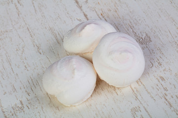 Fototapeta na wymiar Delicious meringues cookies