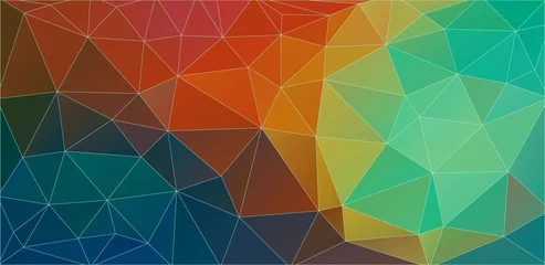 Foto auf Acrylglas Triangle geometric background. Abstract shapes composition. vector. © igor_shmel