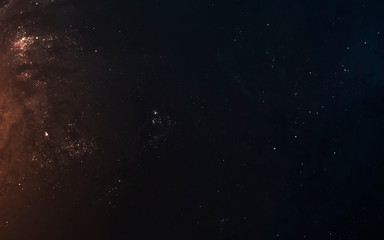 Nebula, starfield, cluster of stars in deep space. Science fiction art. Elements of this image...