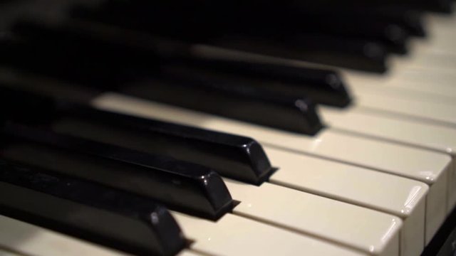 black and white keys