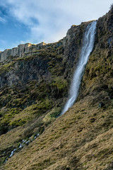 Fototapeta na wymiar Cascata di Seljalandfoss 