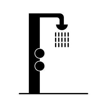 Vector take bath icon