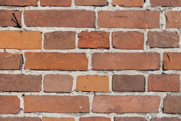 Background of old brick wall pattern texture.