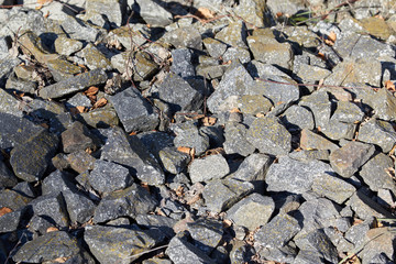 Natural grey stones for background