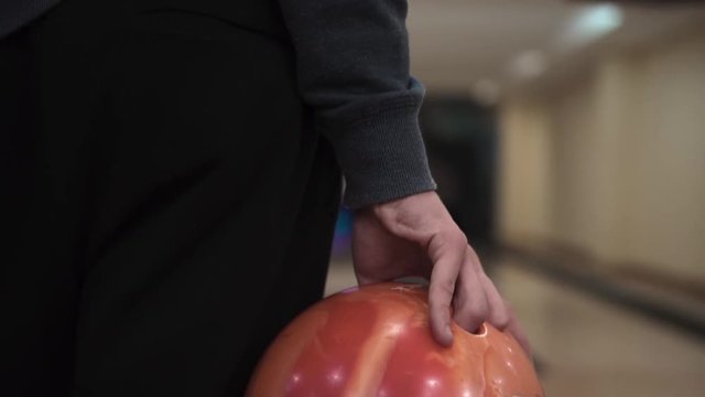 the guy with the ball for bowling