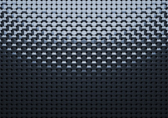 Black Metal Grill. Abstract Metallic Pattern Background