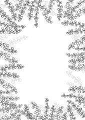 vector mimosa yellow flower illustration on March 8 abstract graphic