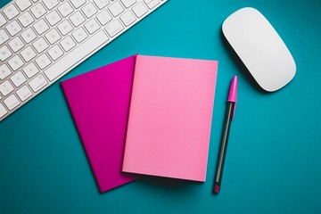 notebook and pen
