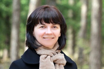 Portrait of young woman