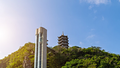 Passenger elevator lift top Marble Mountains