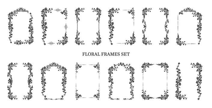 Graphic frames set