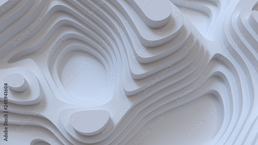 Poster geometry curve lines pattern