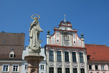 Marienbrunnen in Landsberg am Lech