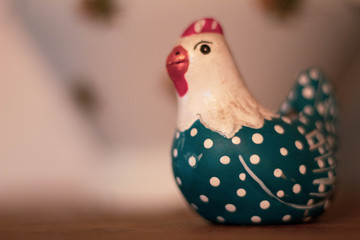 galinha de ceramica