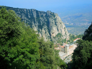 Santa Maria de Montserrat Abbey. Catalonia, Spain