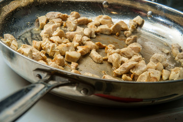 Cooking Chicken Wok