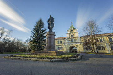 The monument to Dokuchaev Vasily Vasilyevich in Pushkin