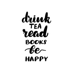 Inspirational handwritten brush lettering inscription