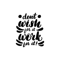 Fototapeta premium Inspirational handwritten brush lettering inscription