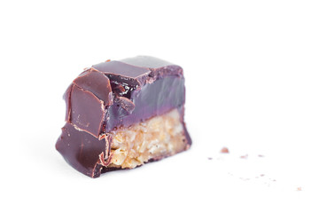 piece of jelly candy in a cut