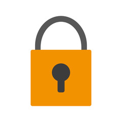 padlock security device symbol