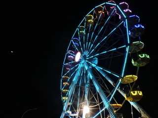ferris wheel at night