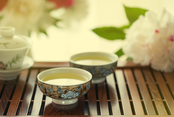 Traditional chinese tea ceremony Cun Fu Cha