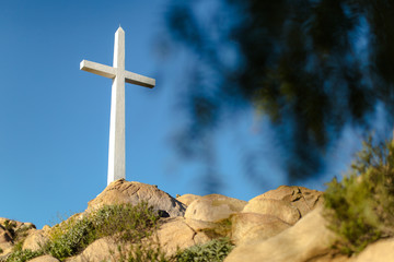Mountain Top Cross at Sunrise 35