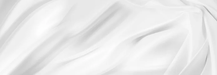 Rolgordijnen Witte zijden stof © Stillfx