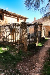 Fototapeta na wymiar Old stone facades in Riopar Viejo village