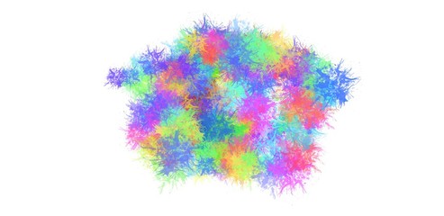 Colorful paint splash abstract background art