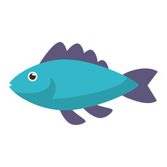 Fish sea animal cartoon