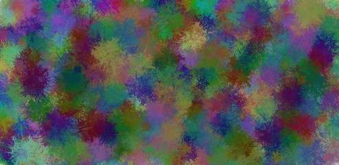 Colorful paint splash abstract background art