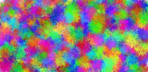 Colorful paint splash abstract background art