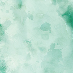 Colorful bright ink and watercolor textures on white paper background. Paint leaks and ombre effects. Hand painted abstract image.