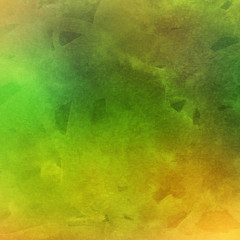 Colorful bright ink and watercolor textures on white paper background. Paint leaks and ombre effects. Hand painted abstract image.