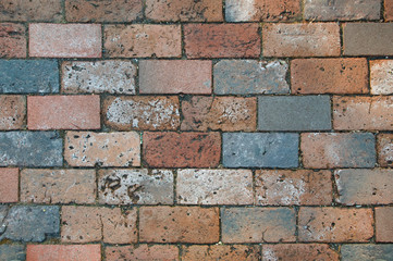 Obraz premium Multi-colored brick work texture