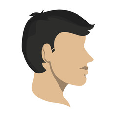 Man faceless head avatar