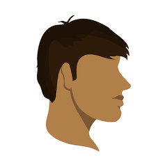 Man faceless head avatar