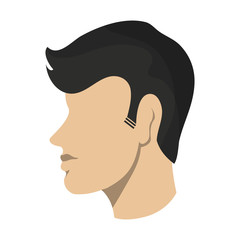 Man faceless head avatar