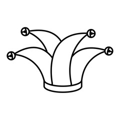 joker hat accessory icon
