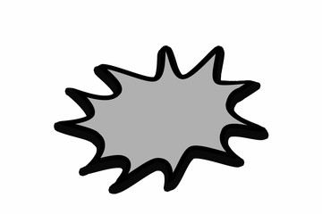 Handwritten style speech balloon　手書きスタイルの吹き出し