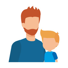 father with son characters