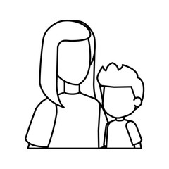 mother with son characters