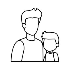 father with son characters